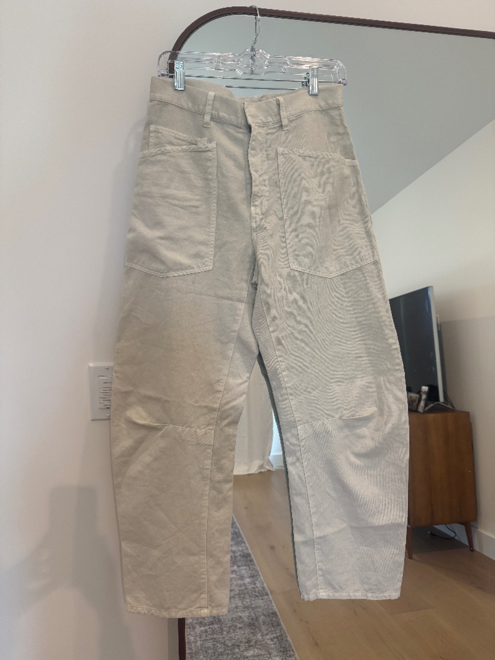 Nili Lotan Barrel Pants off White size 0
